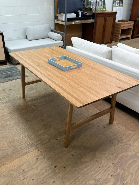 Farmhouse Style 74" Dining Table w/Extension