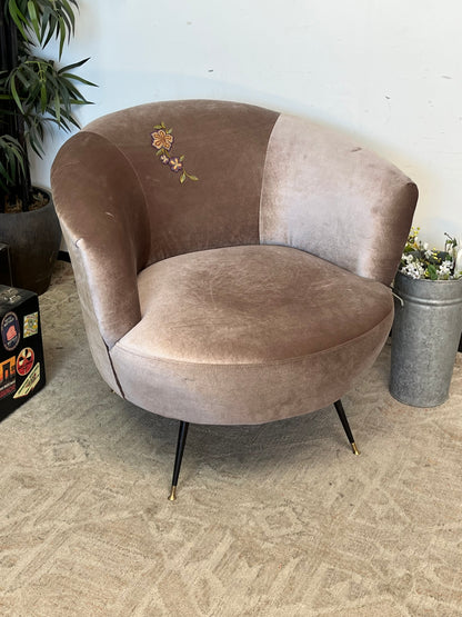 Safavieh Purple Rounded Armchair