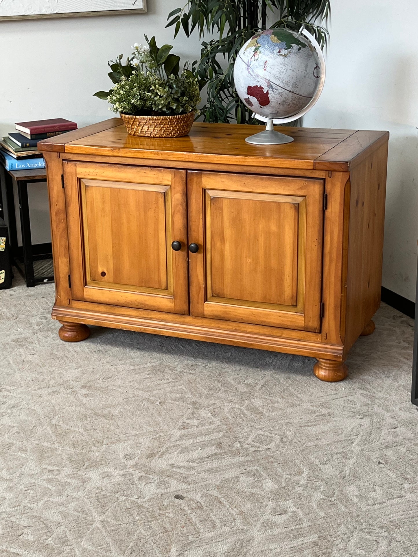 Rustic Solid Wood TV Stand