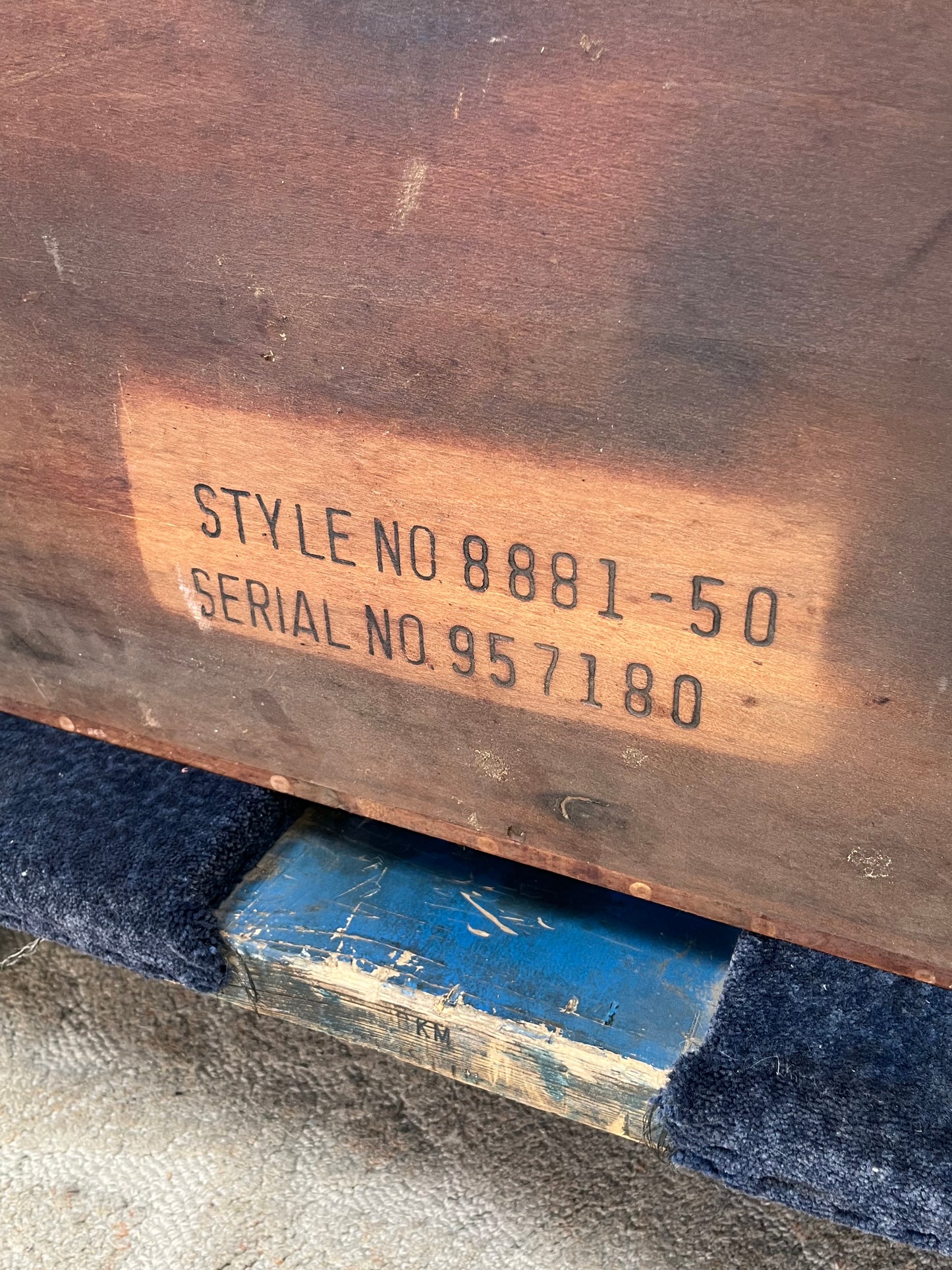 Lane Furniture Mid Century Wooden Cedar Chest - Broken Leg