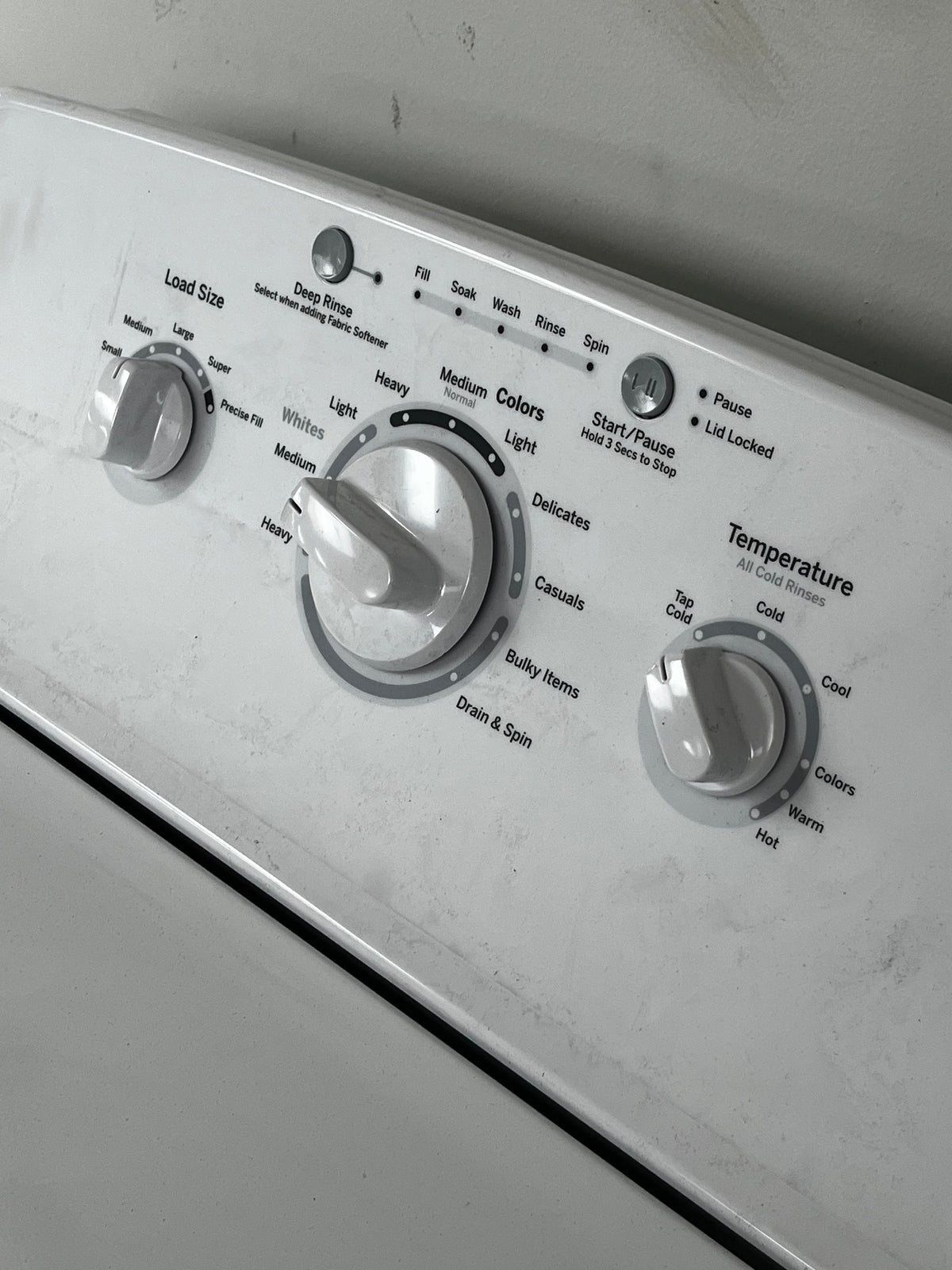 GE Electric White Top Load 120v Washer
