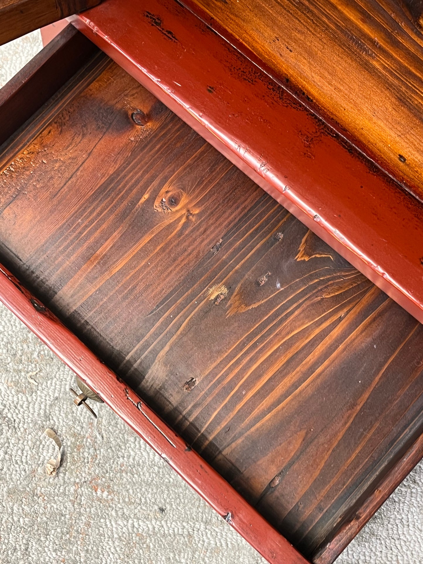 Asian Style Red Cabinet