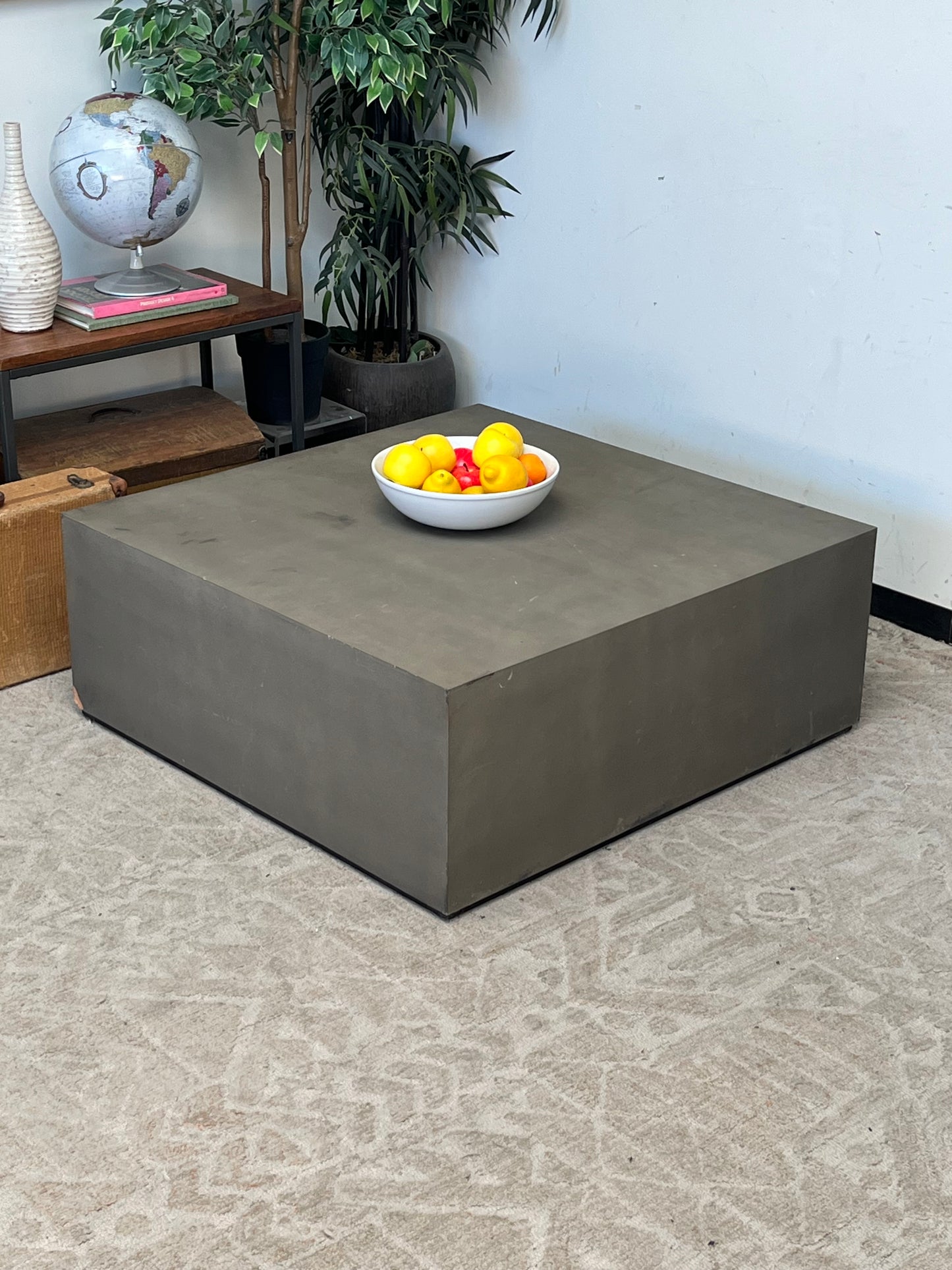 Modern 40" Square Coffee Table