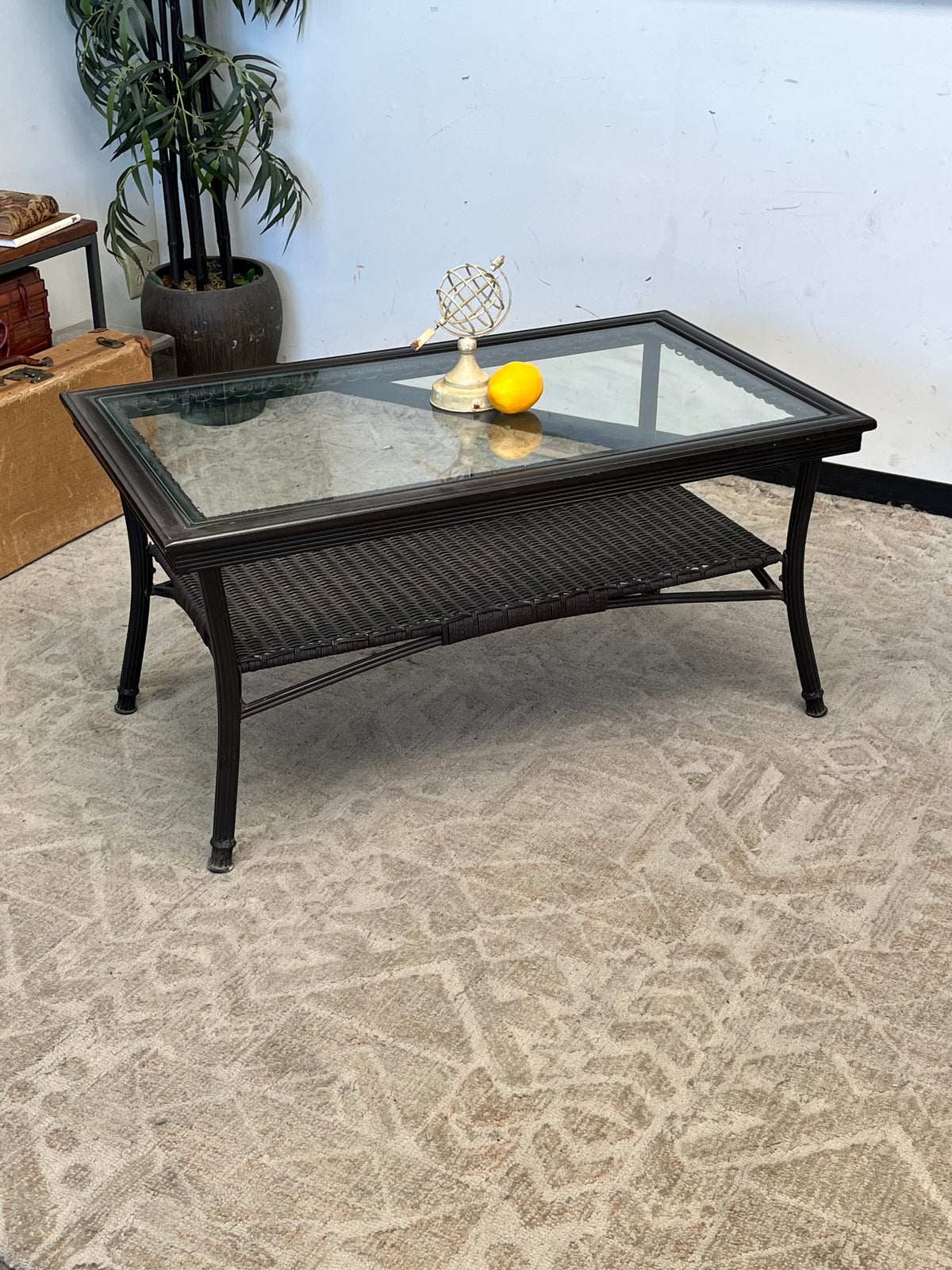 Woven Style Outdoor Coffee Table