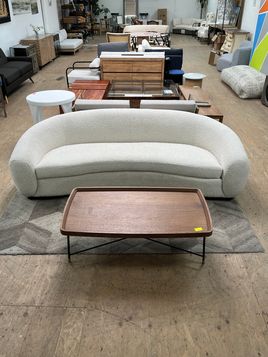 Boucle Art Deco Style Sofa