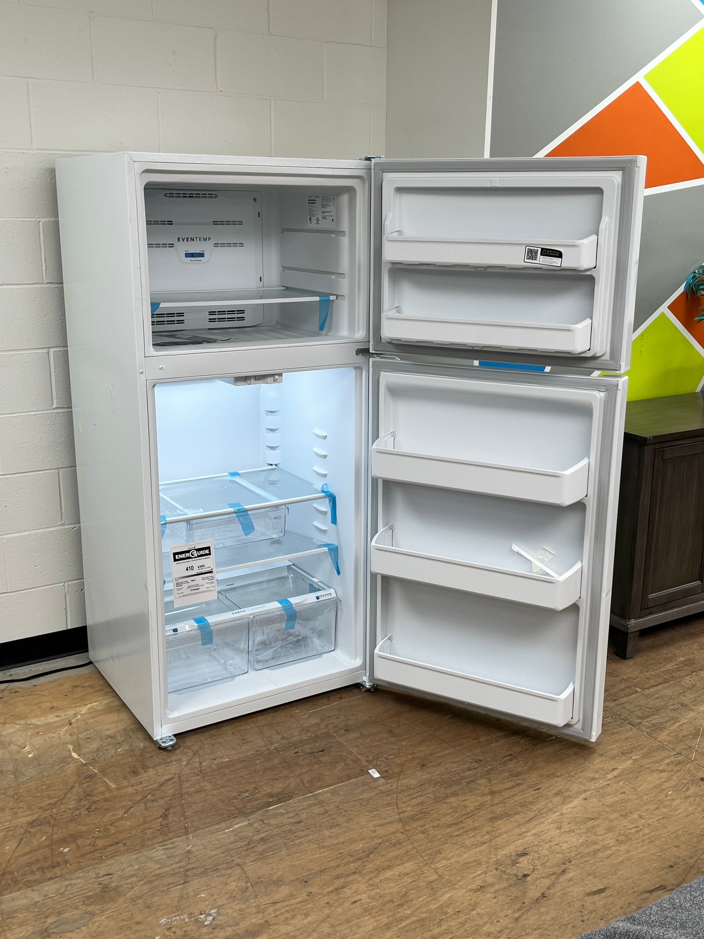 Frigidaire White 18.3 Cu. Ft. Top Freezer Refrigerator