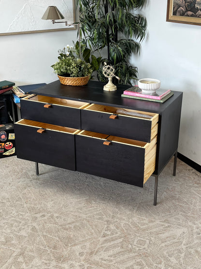 Modern Wooden 2-Drawer File Cabinet