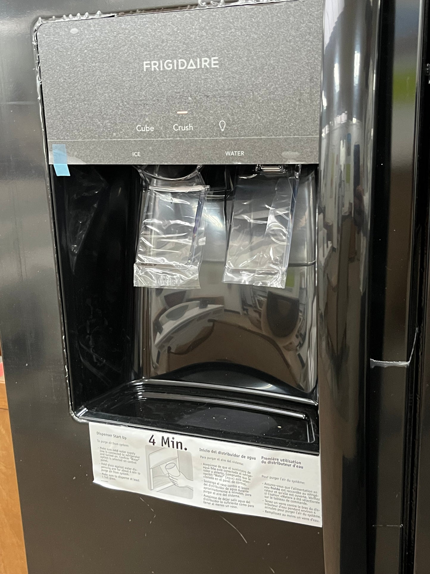Frigidaire 22 Cu. Ft. 33" Black Side by Side Refrigerator