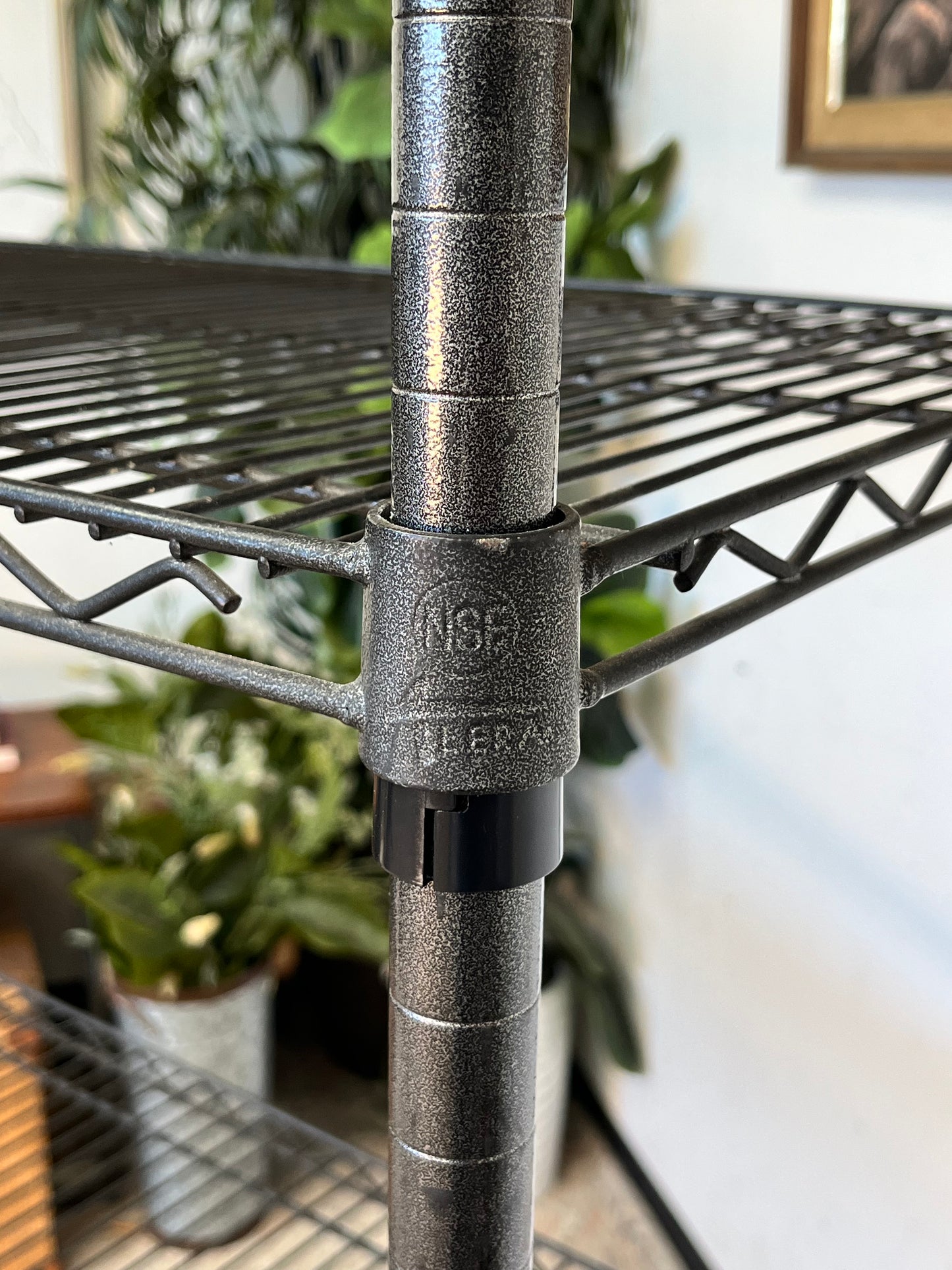 Industrial Black Metal Rack
