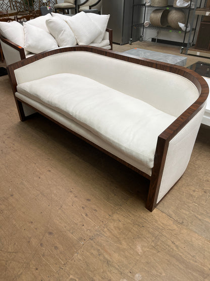 Kreiss Round Back Sofa - Several Stains