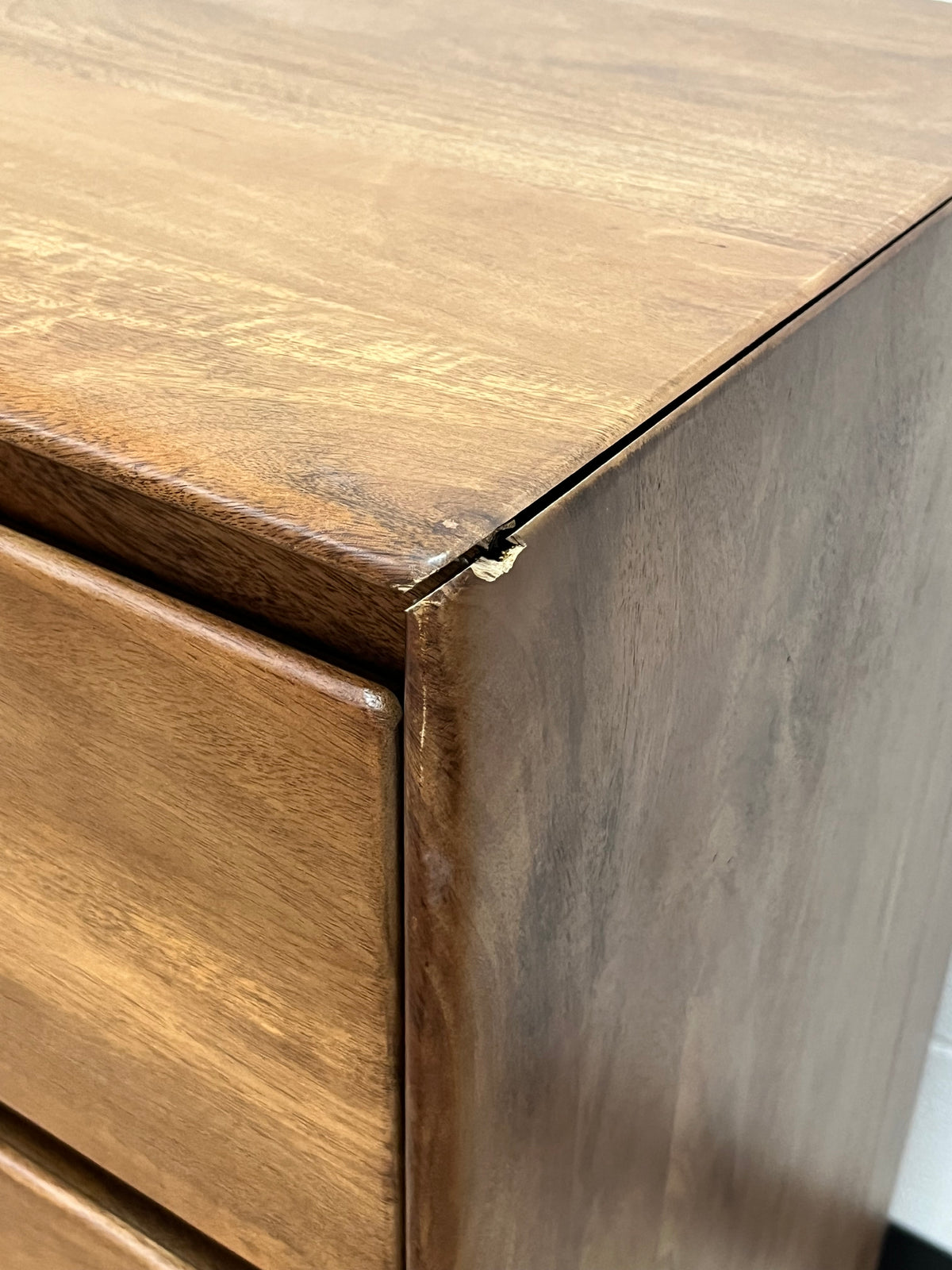 Mid-Century Style Light Brown Credenza