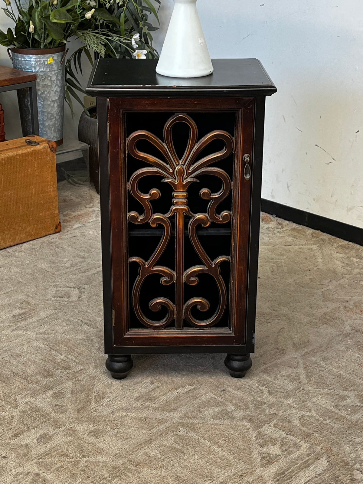 Floral Pattern Side Table