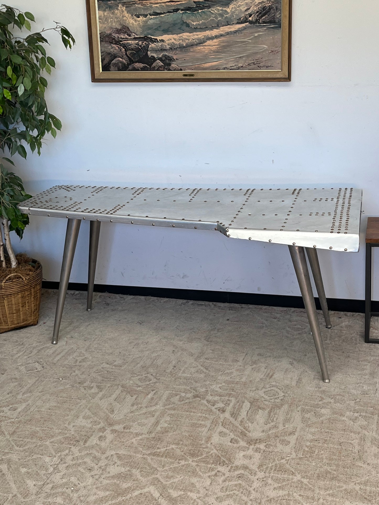 Metal Midway Aviator Desk