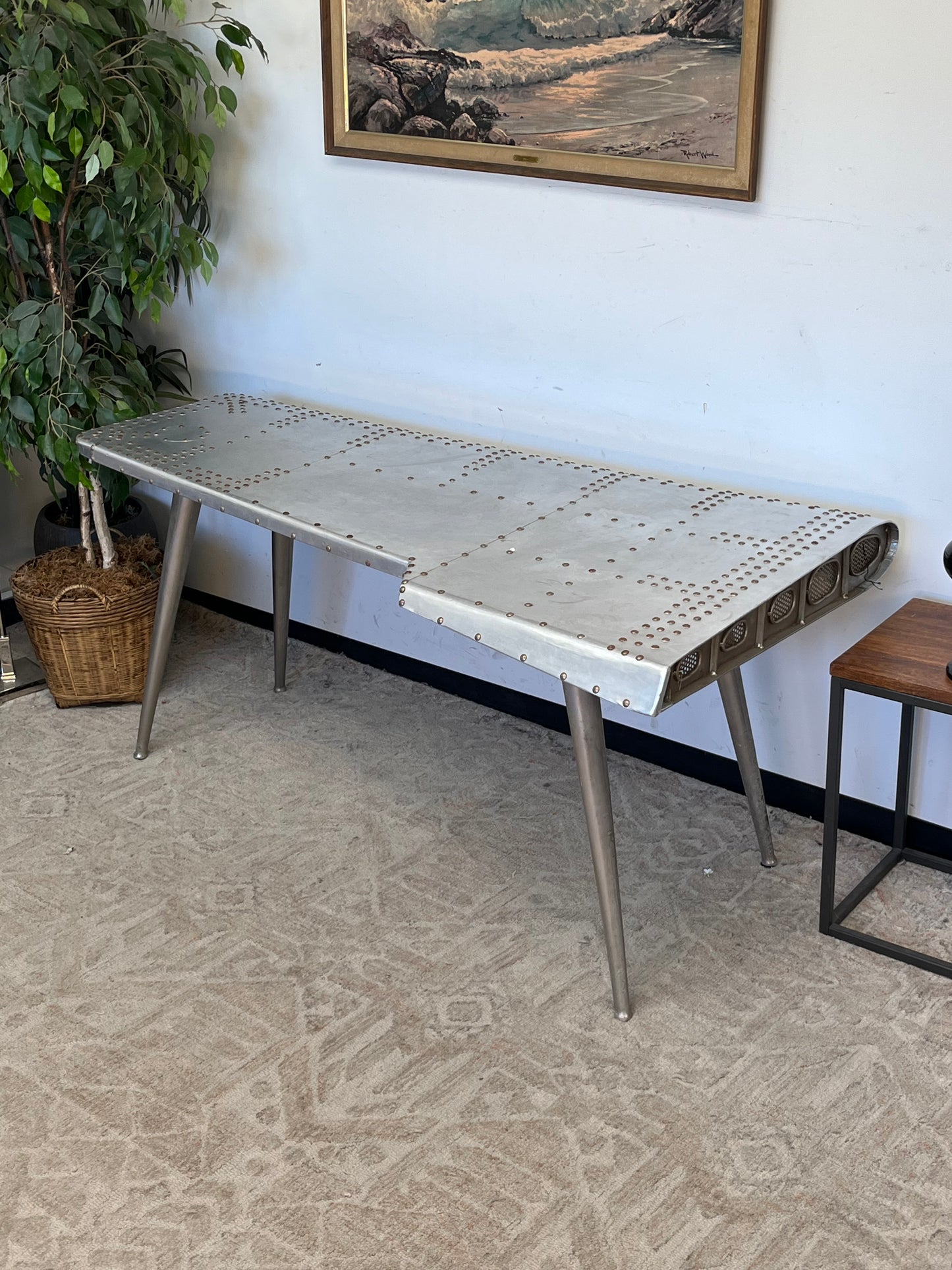 Metal Midway Aviator Desk