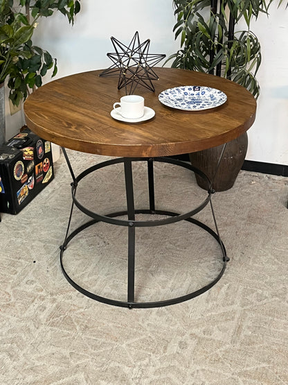 Rustic Style Oval Dining Table