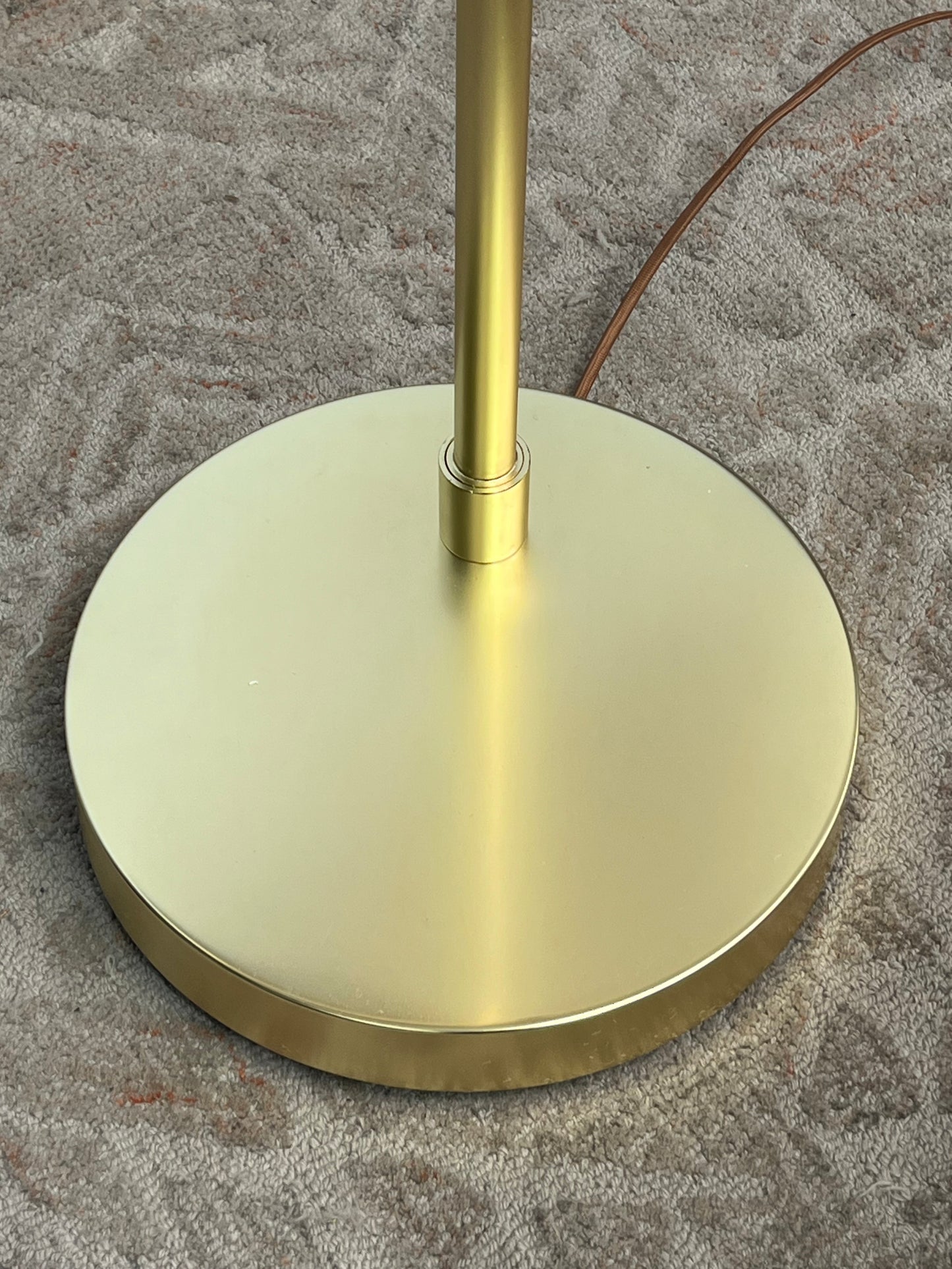 Overarching Brass Floor Lamp