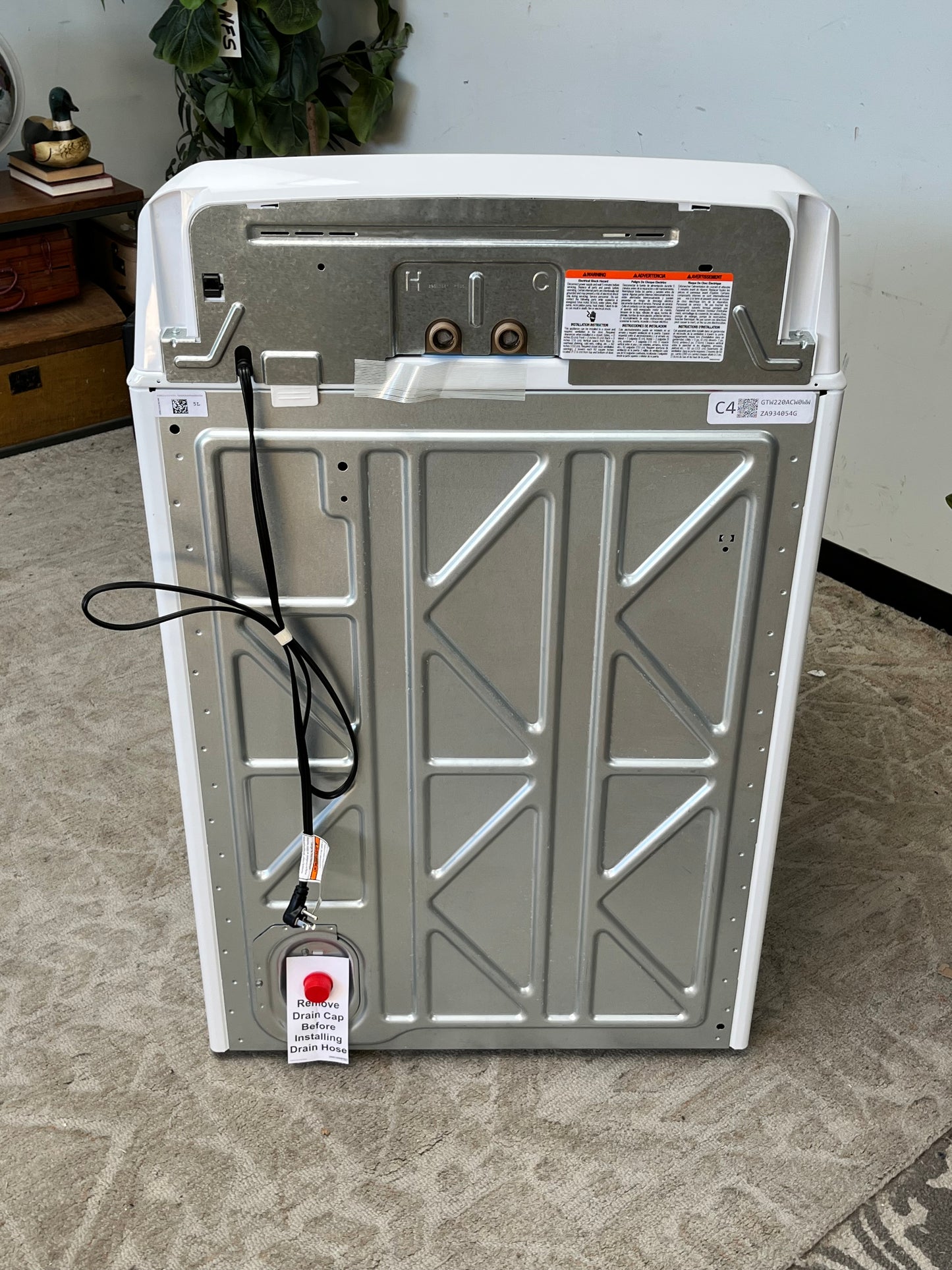 GE Electric White Top Load 120v Washer