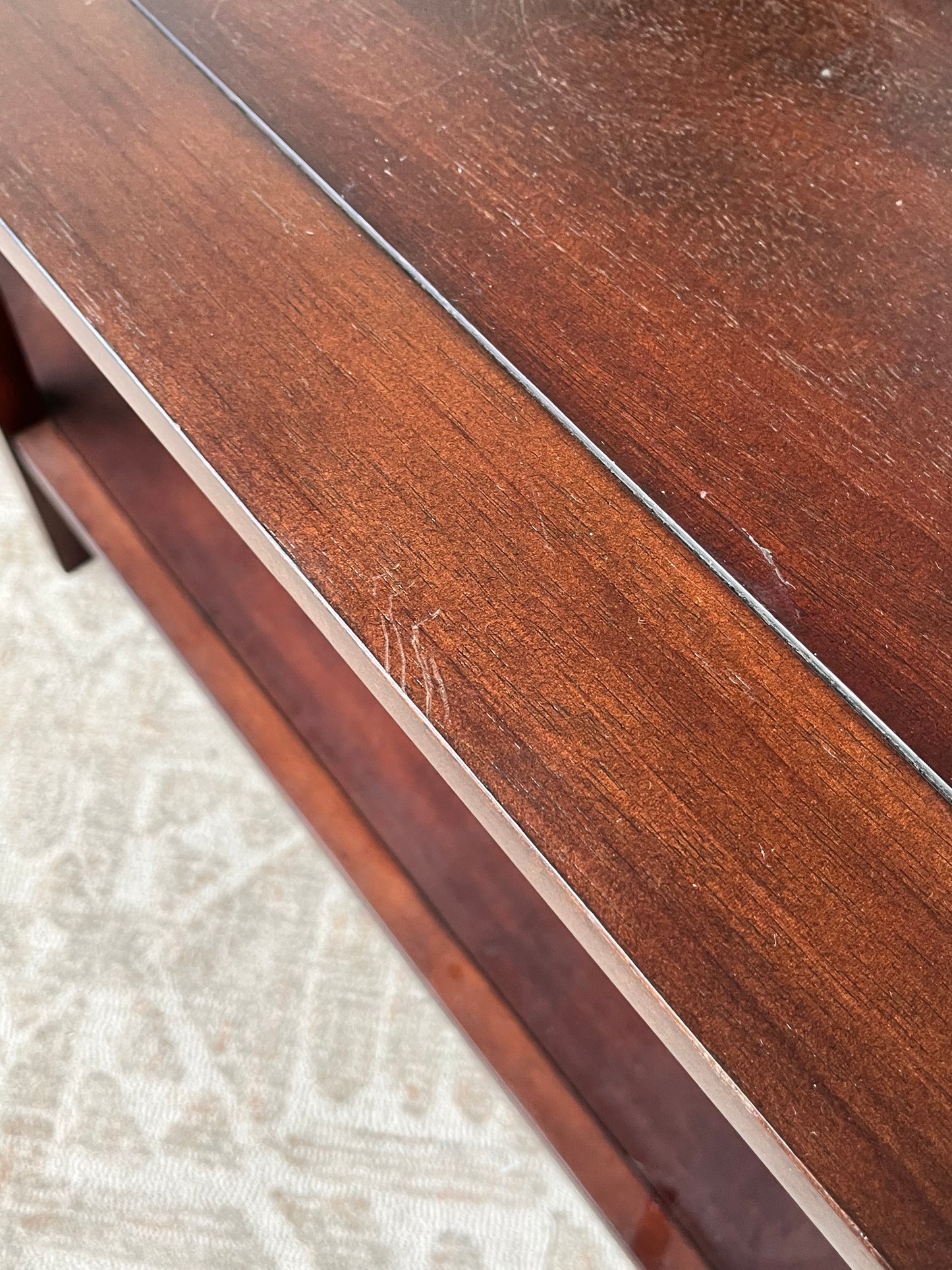 Traditional Style 72" Wooden Console