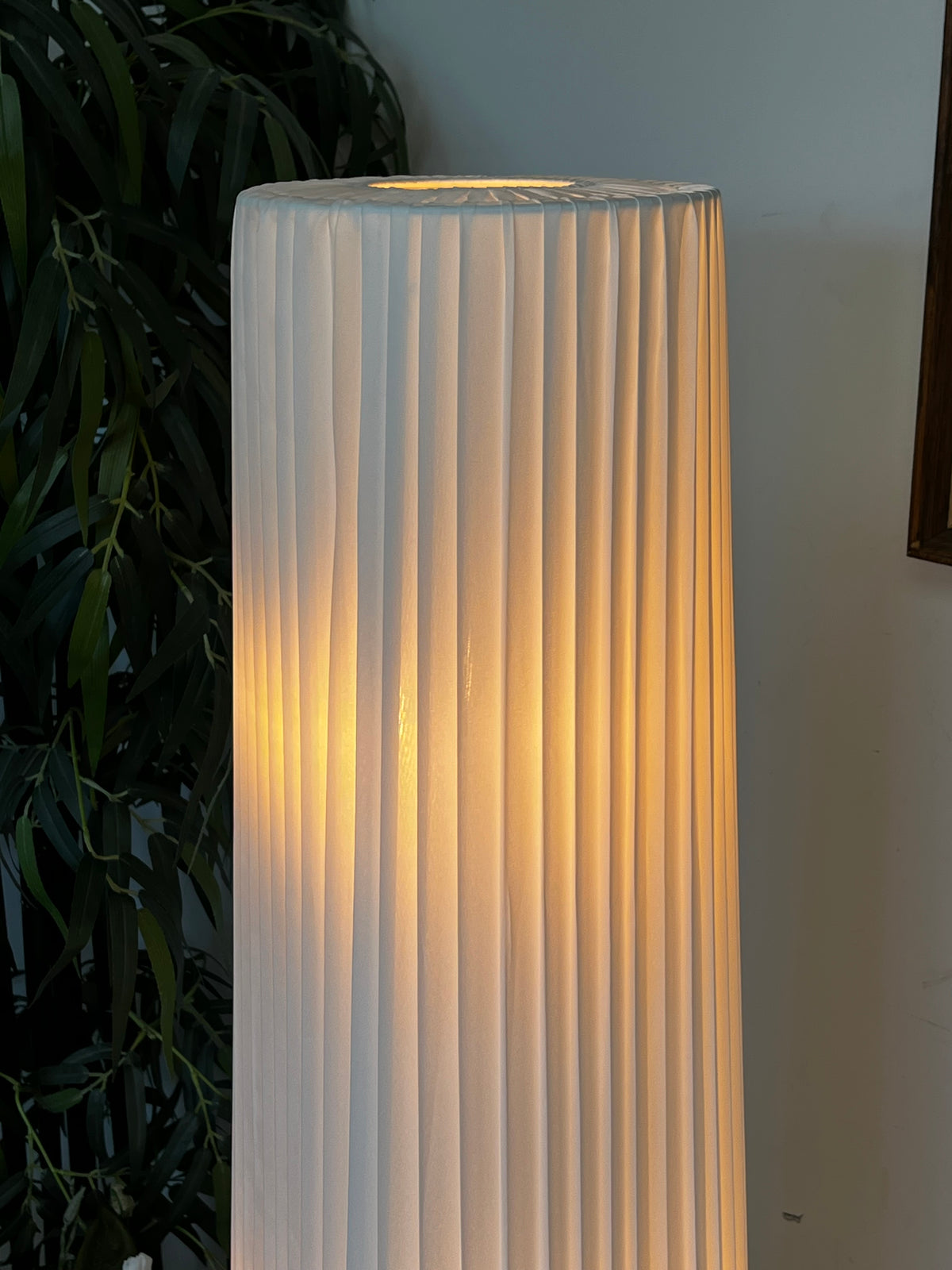 Ikea Style Fluted Floor Lamp