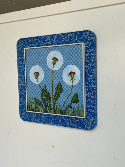 Cross-Stitch Style "Dandelion" Theme Artwork
