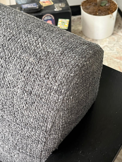 Modern Style Fuzzy Linen Accent Chair