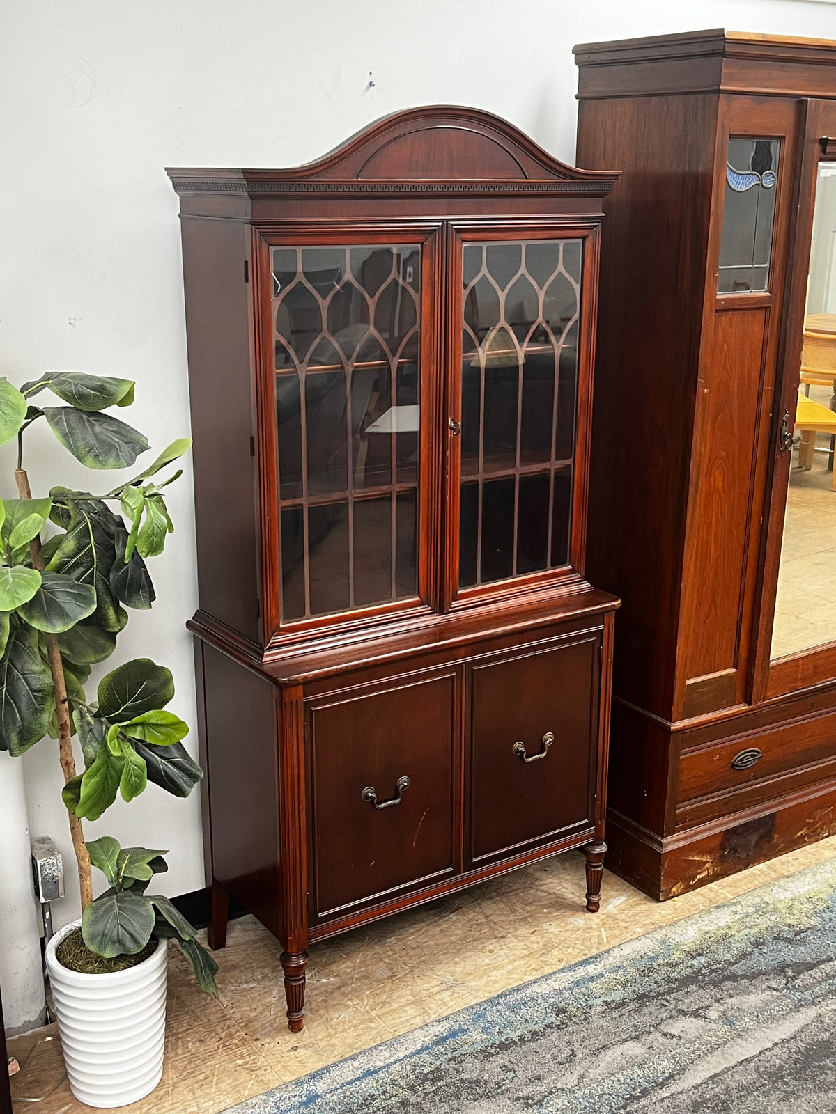 Antique Style China Hutch