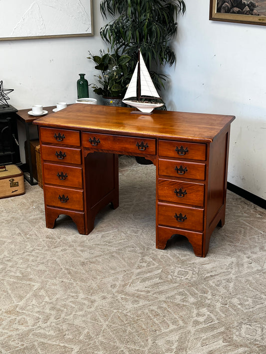 Antique Style Wooden Library Desk