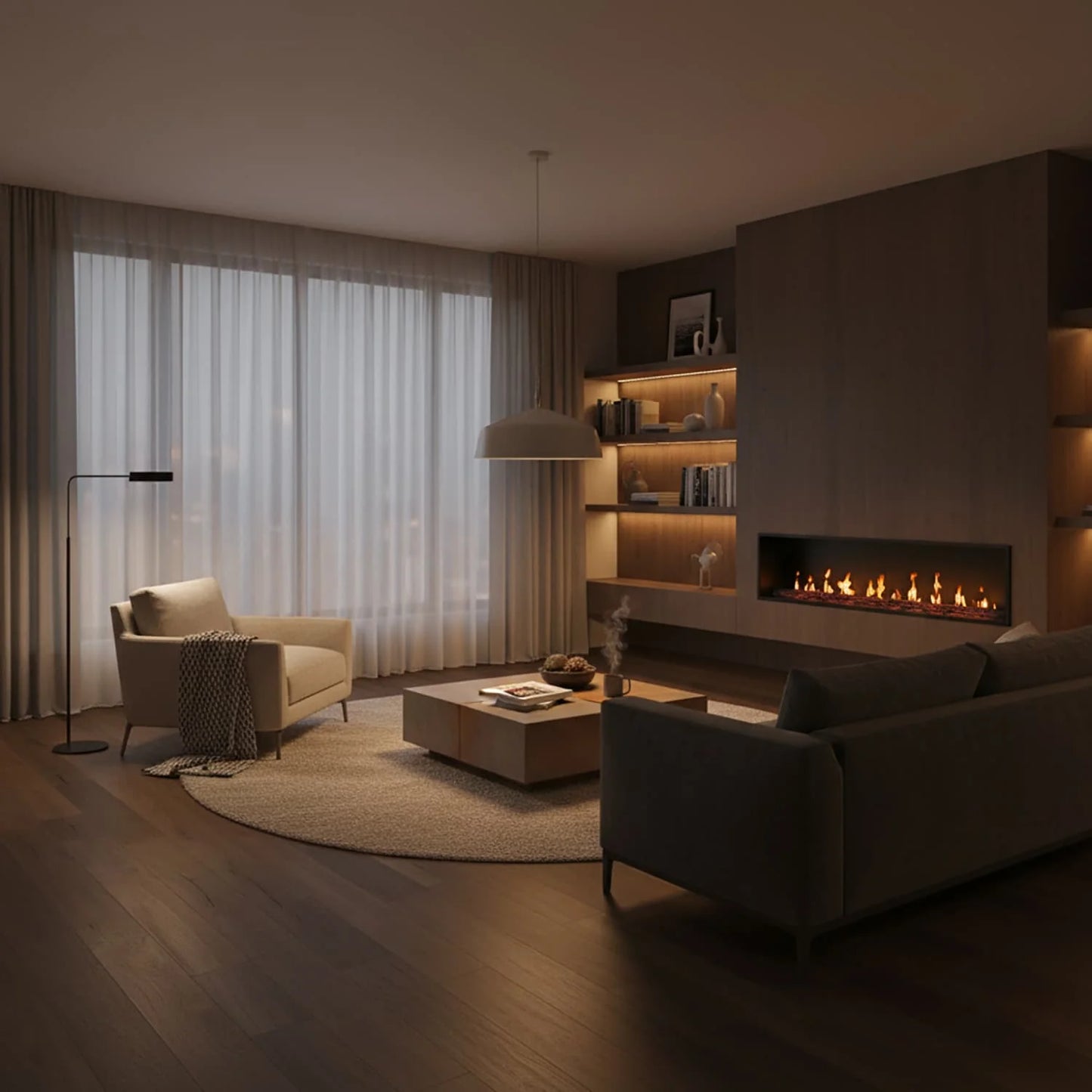 Allure Flooring 7-Planks Per Box - Brown