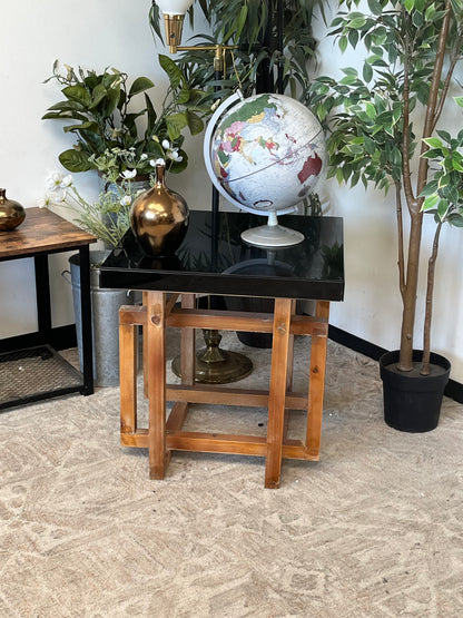 Modern Style Black Nightstand Table