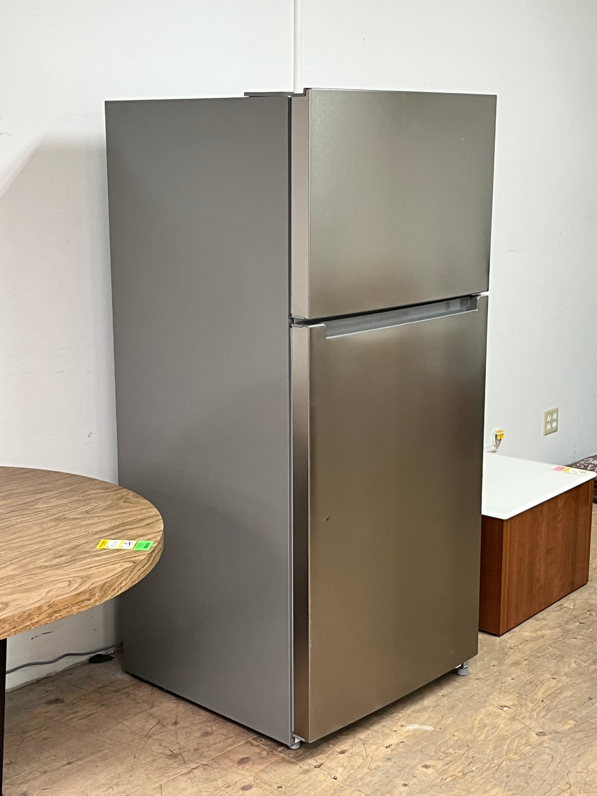 Seasons 18 Cu. Ft. Stainless Steel Top Freezer Refrigerator