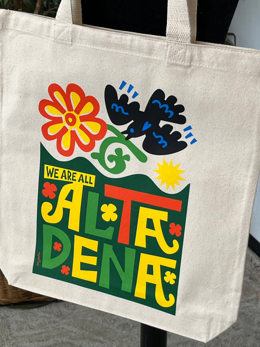 Habitat For Humanity Canvas Bag "We Are All Altadena"