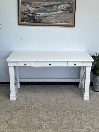 Farmhouse Style White Writing Desk