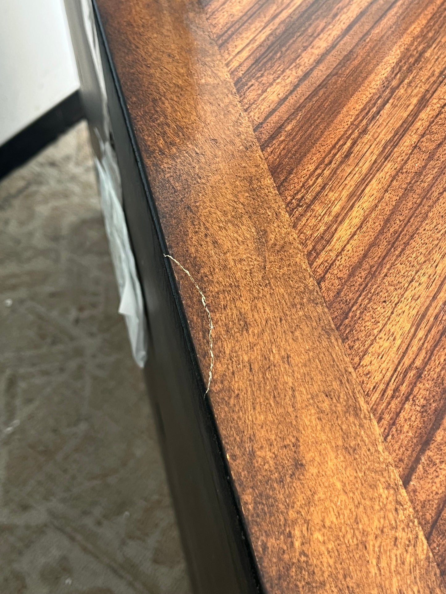 Modern Walnut Veneer Sideboard
