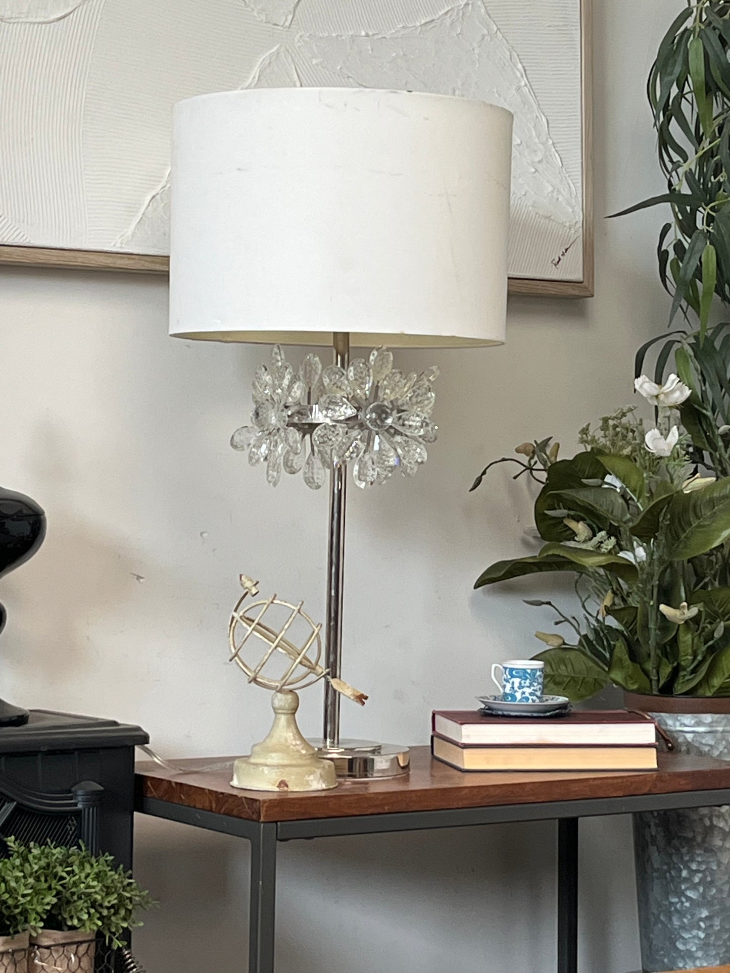 Crystal Style 29" Table Lamp