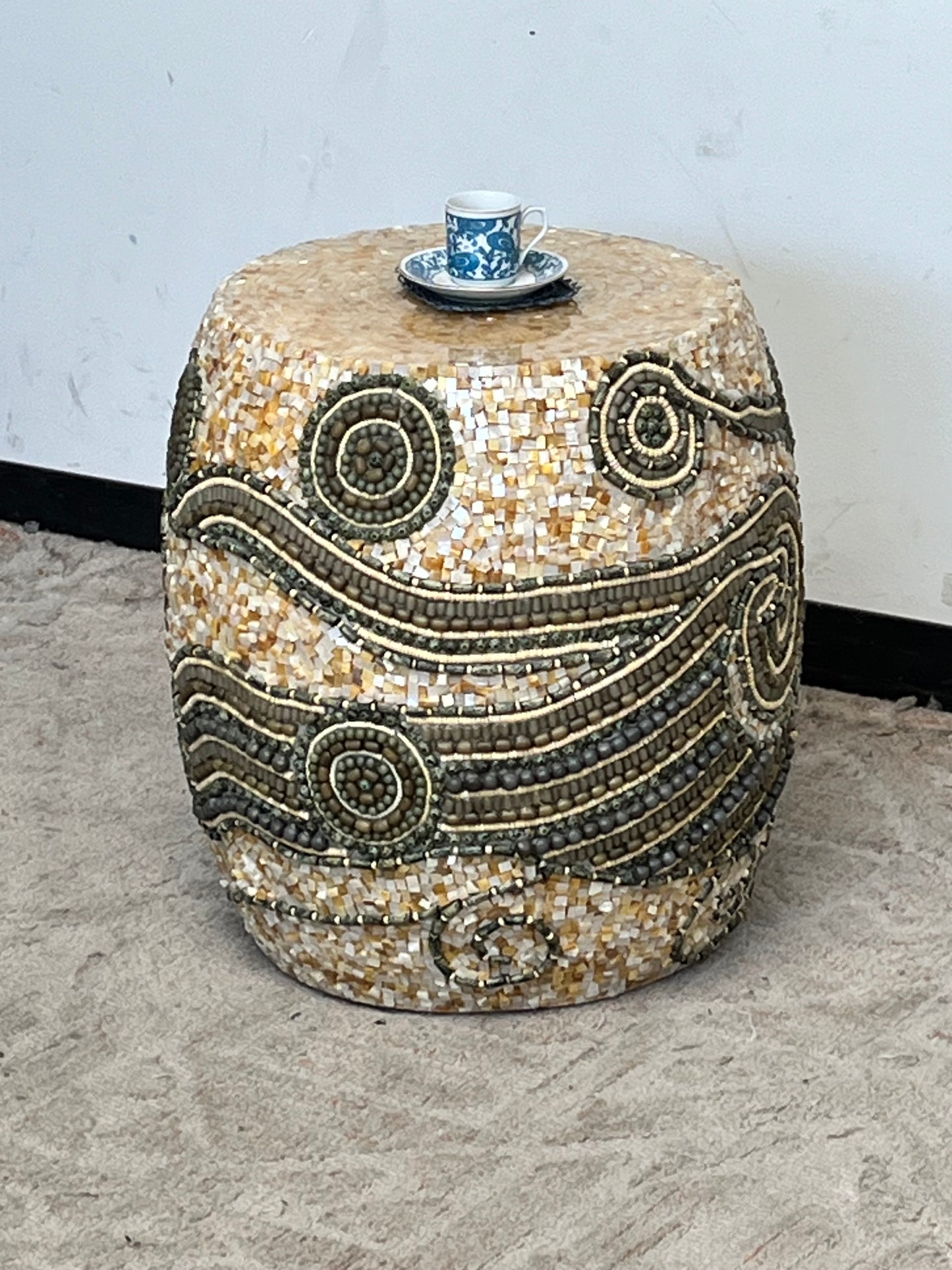 Mosaic Multicolored Stool