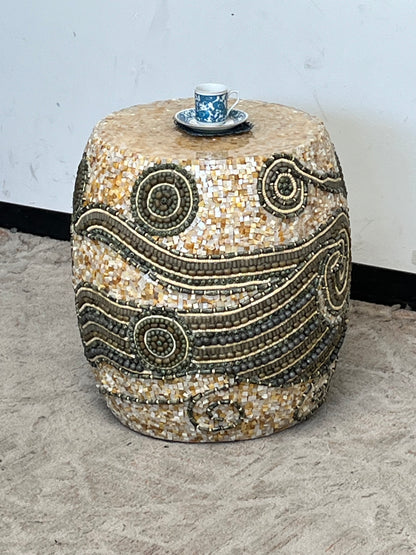 Mosaic Multicolored Stool