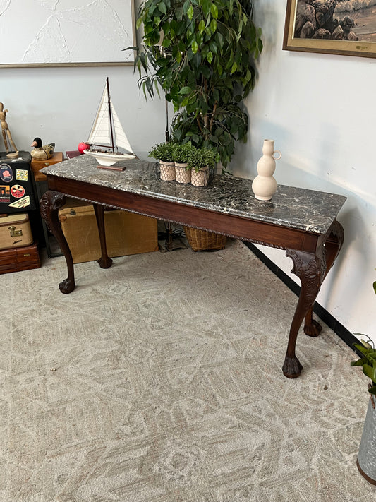 Henredon Marble Top Console