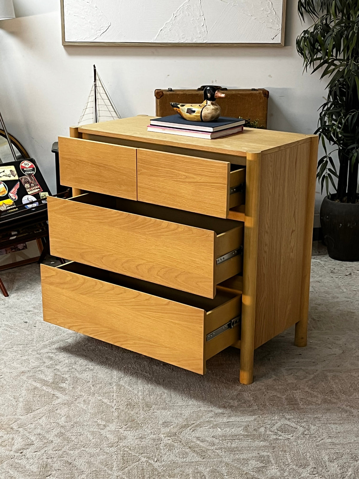 Mid Century Style 4 Drawer Dresser