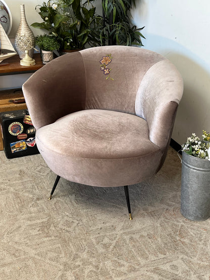 Safavieh Purple Rounded Armchair