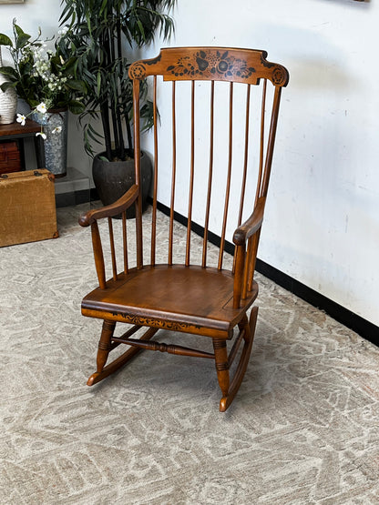 Vintage Nichols & Stone Harvest Rocking Chair