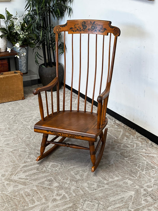 Vintage Nichols & Stone Harvest Rocking Chair