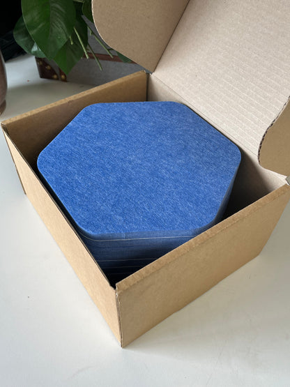 Woven Image Ecotile Hex Sound Proof Panels