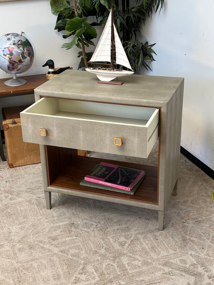 Shagreen Bedside Table