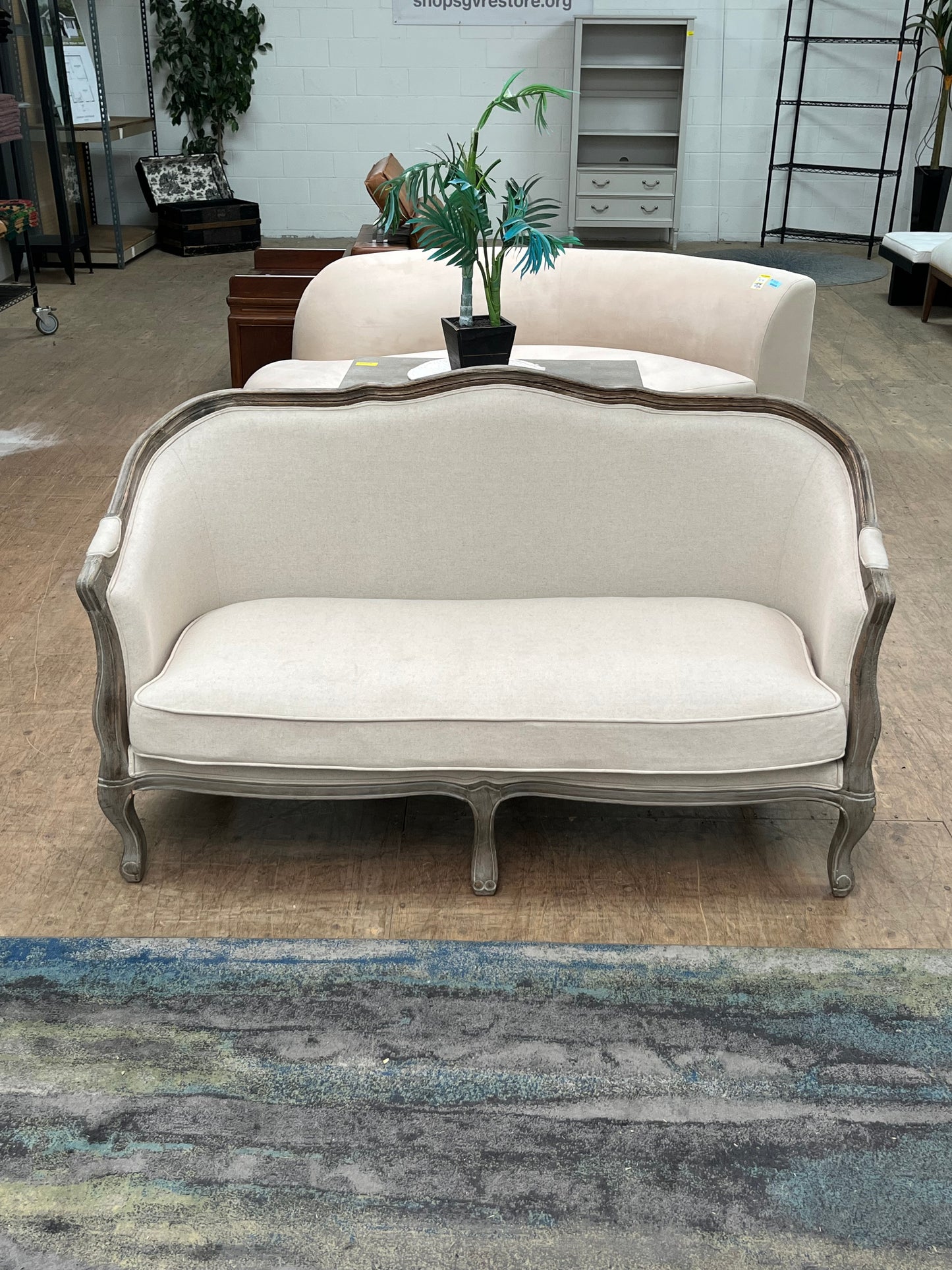 French Modern Loveseat