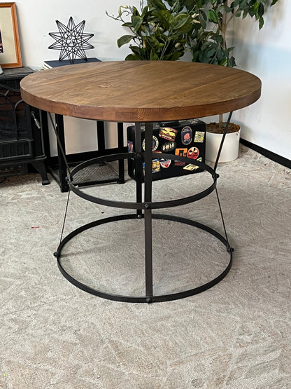 Rustic Style Oval Dining Table