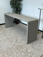 Modern Faux Shagreen 72" Console Table