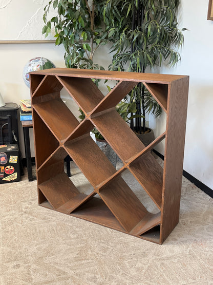 Rustic Wood Wine Rack