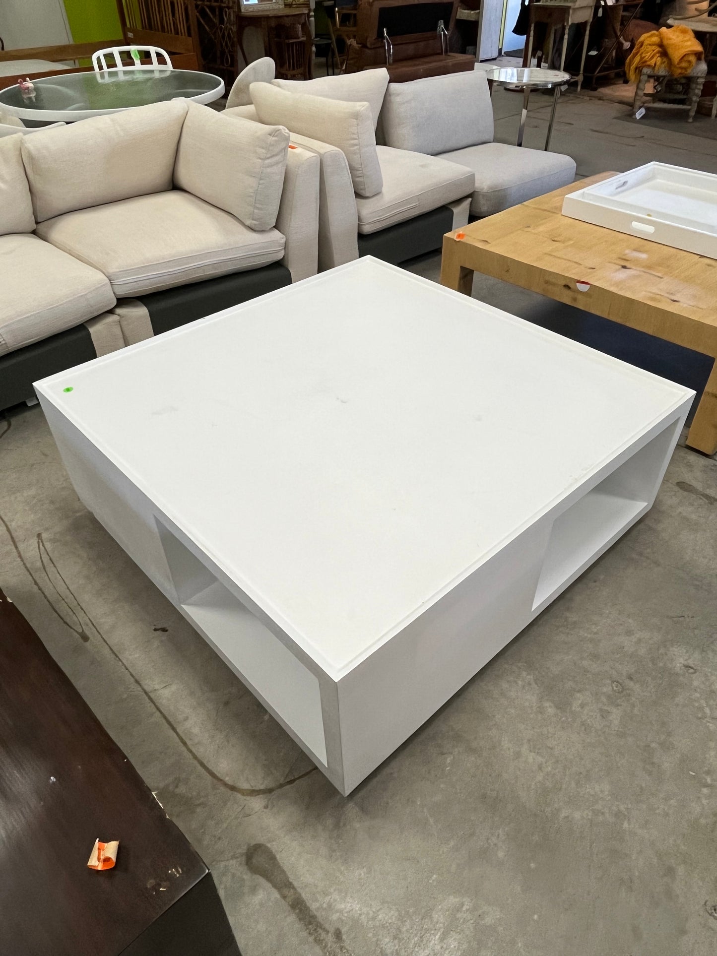 Modern White Coffee Table