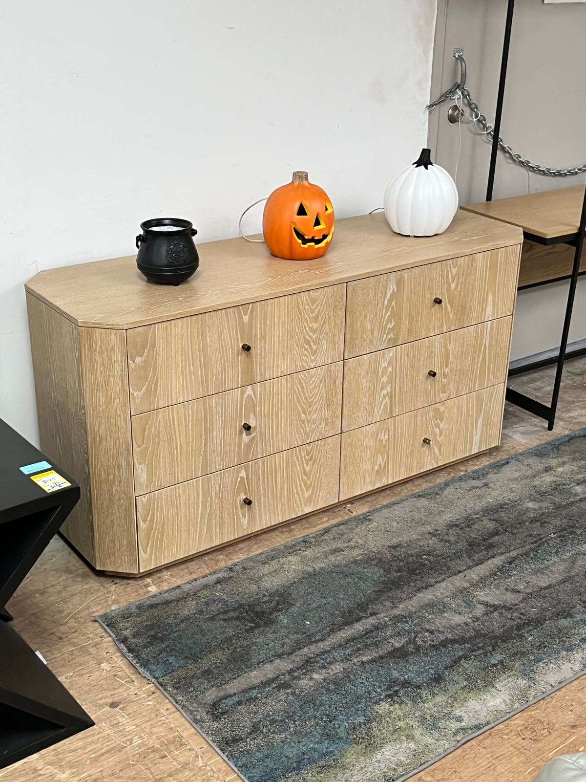 Farmhouse Style Wooden Credenza