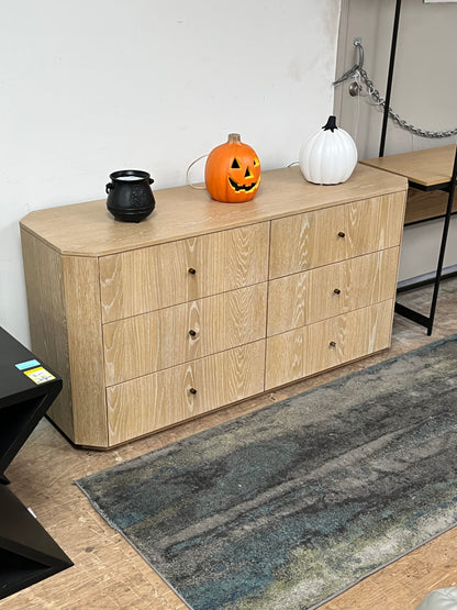 Farmhouse Style Wooden Credenza